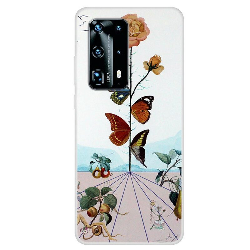 Hoesje voor Huawei P40 Pro Natuur Vlinders