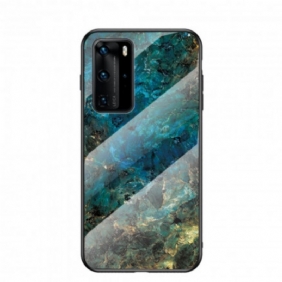 Hoesje voor Huawei P40 Pro Premium Kleuren Gehard Glas