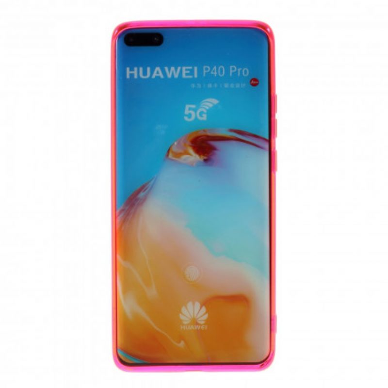 Hoesje voor Huawei P40 Pro Siliconen Kleuren