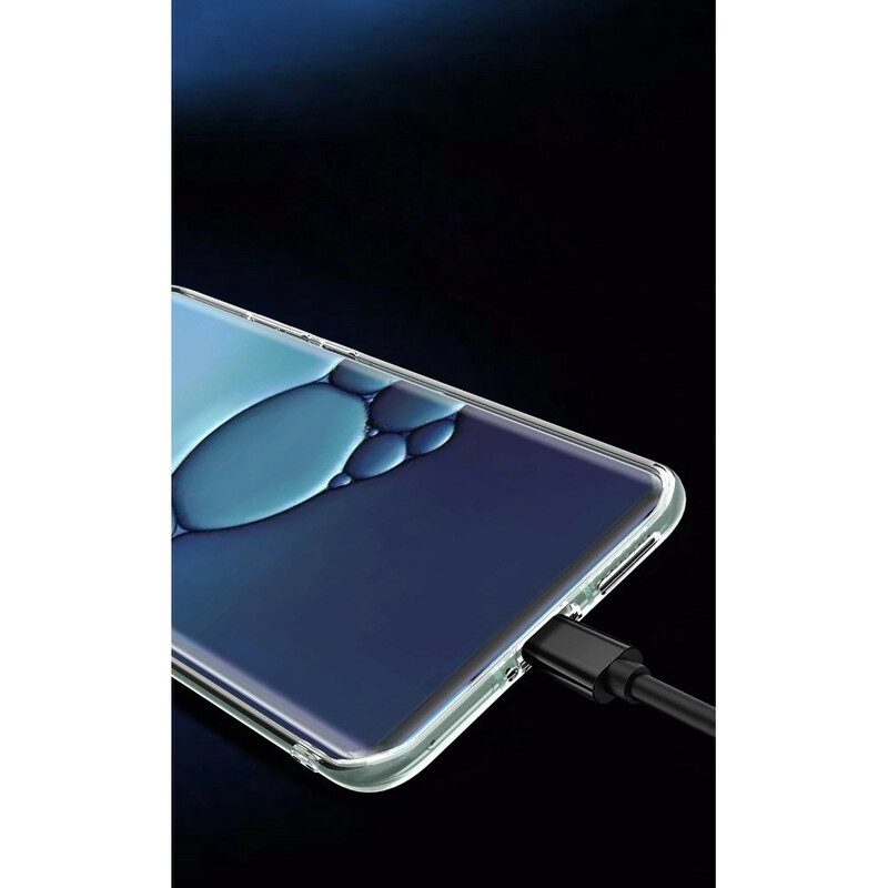 Hoesje voor Huawei P40 Pro Siliconen Metalen Roterende Ring