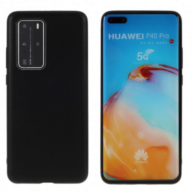 Hoesje voor Huawei P40 Pro Stijl Leer X-level