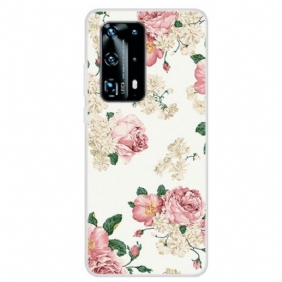 Hoesje voor Huawei P40 Pro Vrijheid Bloemen