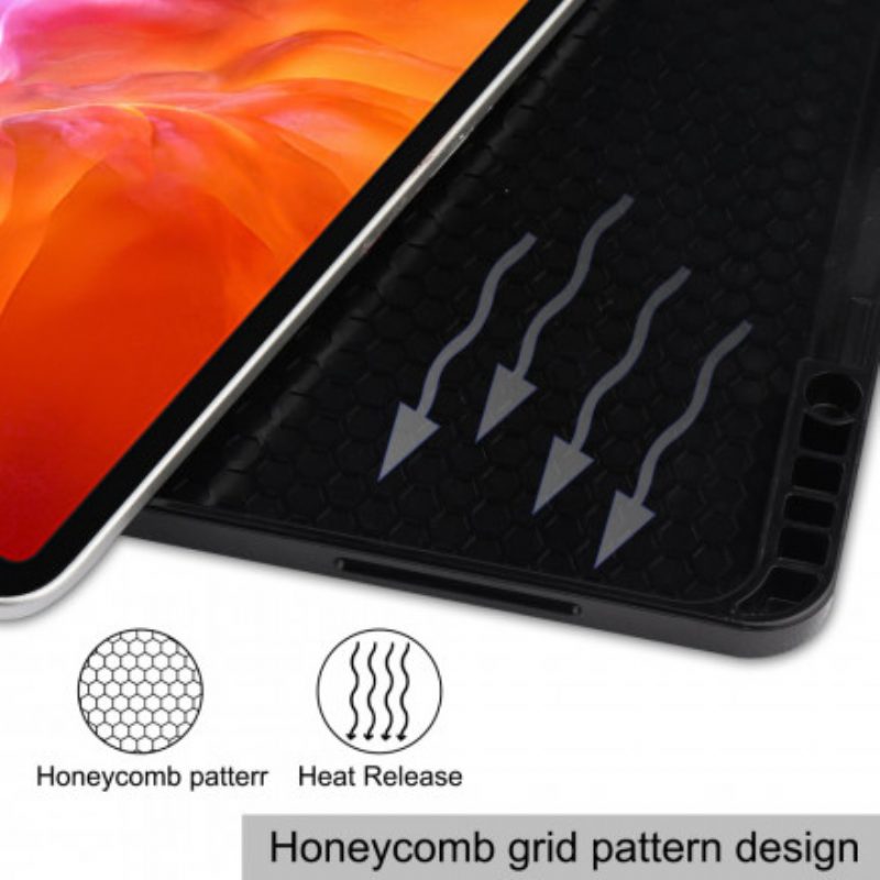 Bescherming Hoesje voor iPad Pro 12.9" (2021) Graffiti Pennenhouder