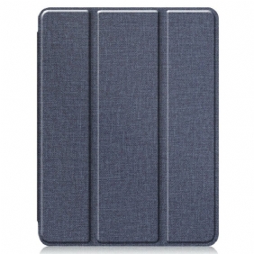 Bescherming Hoesje voor iPad Pro 12.9" (2021) Jeanstextuur