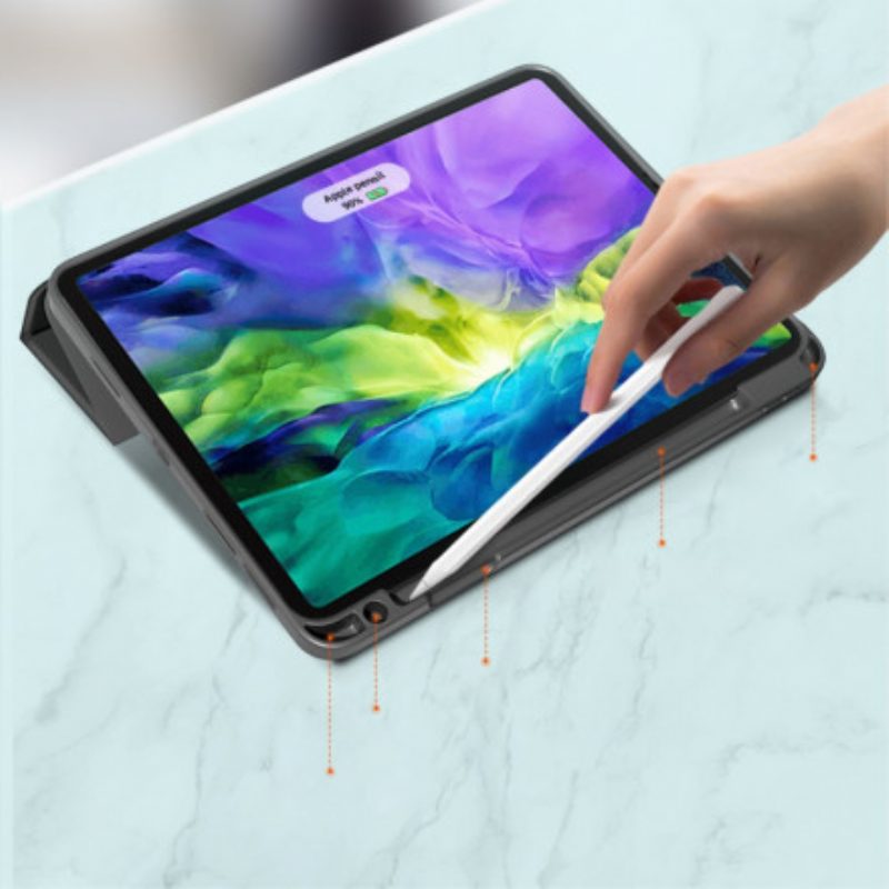 Bescherming Hoesje voor iPad Pro 12.9" (2021) Mutural-stof