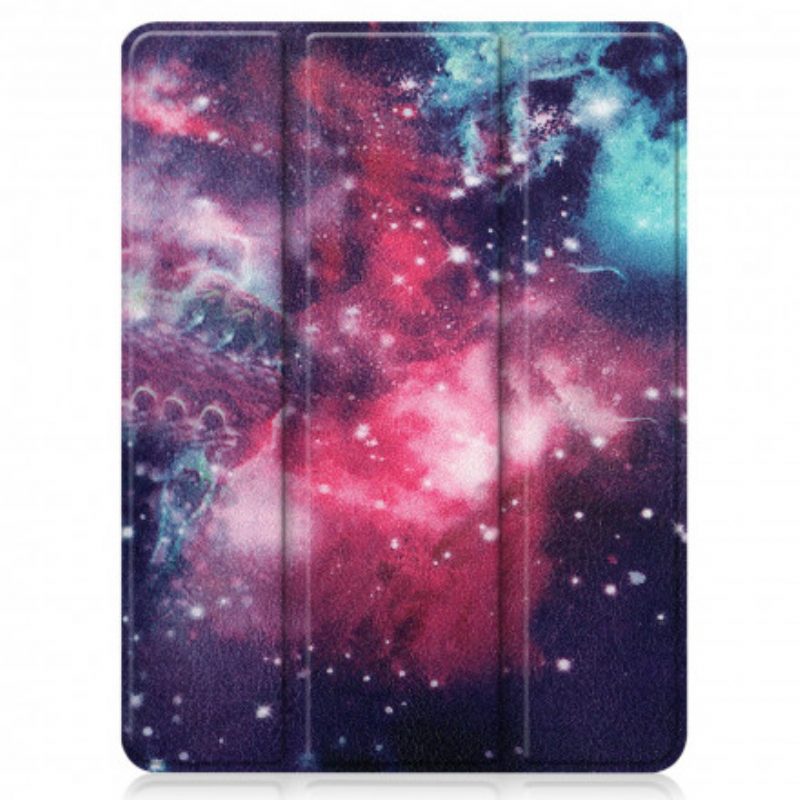 Bescherming Hoesje voor iPad Pro 12.9" (2021) Space Pennenhouder