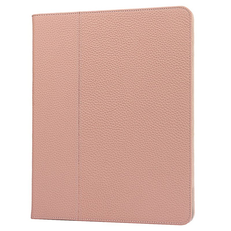 Cover voor iPad Pro 12.9" (2021) Echt Litchi-leer