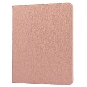 Cover voor iPad Pro 12.9" (2021) Echt Litchi-leer