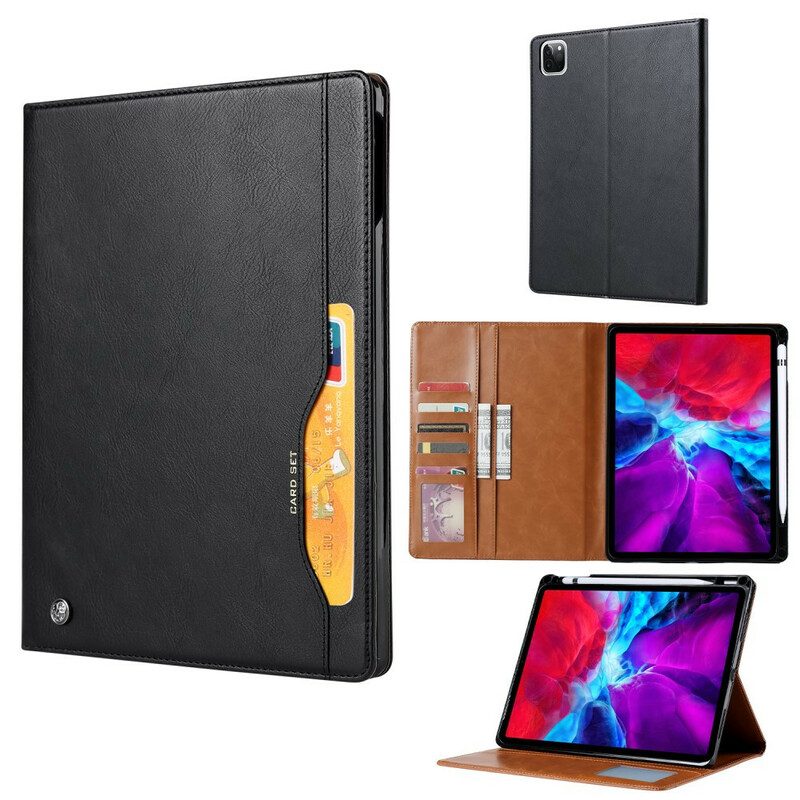 Cover voor iPad Pro 12.9" (2021) Kunstleer Geheel