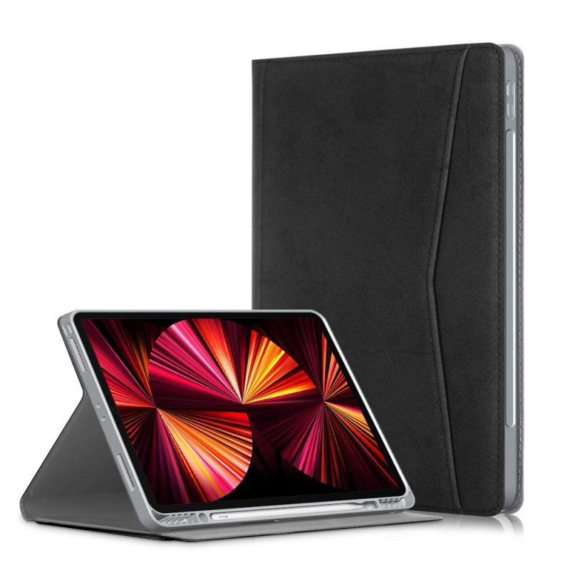 Cover voor iPad Pro 12.9" (2021) Zakelijk Leereffect