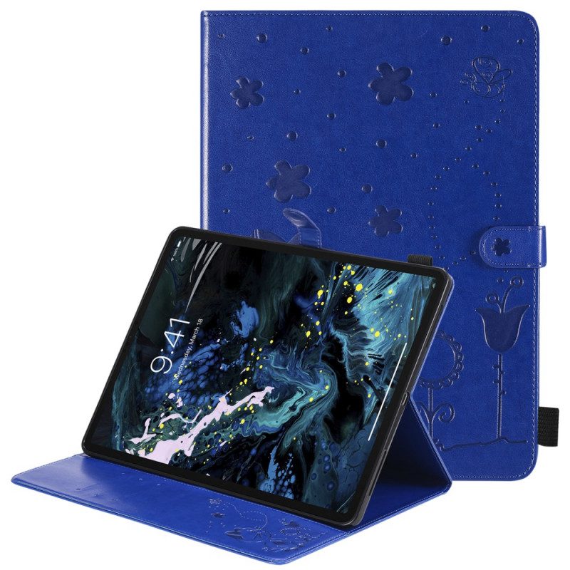 Folio-hoesje voor iPad Pro 12.9" (2021) Kat En Bijen