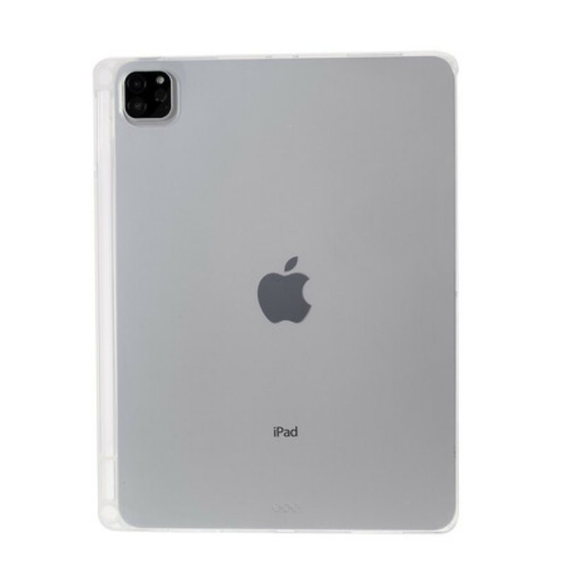 Hoesje voor iPad Pro 12.9" (2021) Transparante Potloodhouder