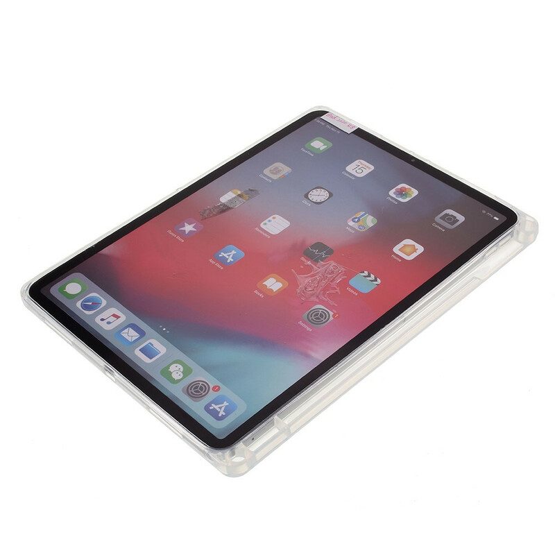 Hoesje voor iPad Pro 12.9" (2021) Transparante Potloodhouder