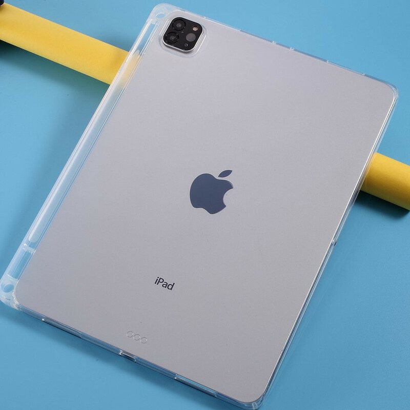 Hoesje voor iPad Pro 12.9" (2021) Transparante Potloodhouder