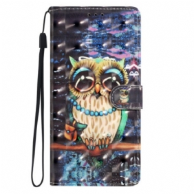 Flip Case Leren Samsung Galaxy A16 5g 3d Uil