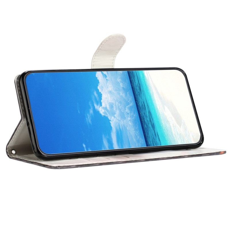 Flip Case Leren Samsung Galaxy A16 5g 3d Uil