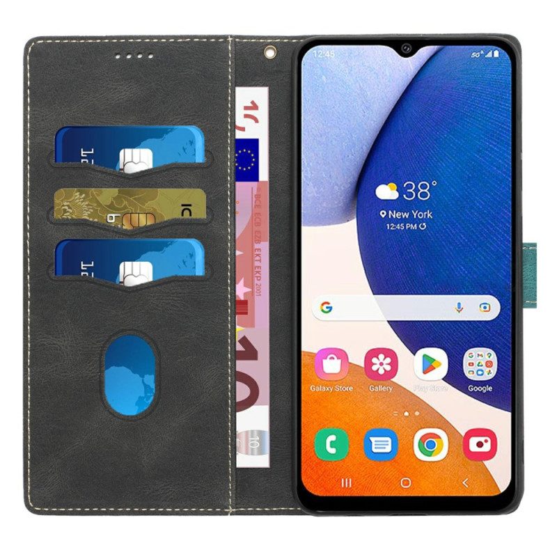 Flip Case Leren Samsung Galaxy A16 5g Bandfries