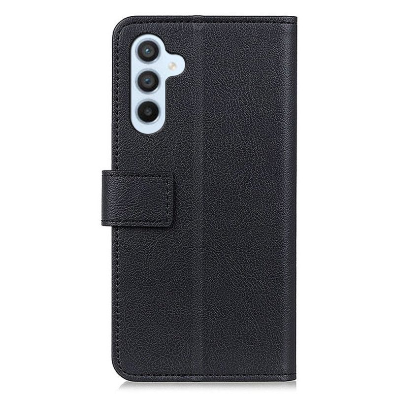 Flip Case Leren Samsung Galaxy A16 5g Klassiek