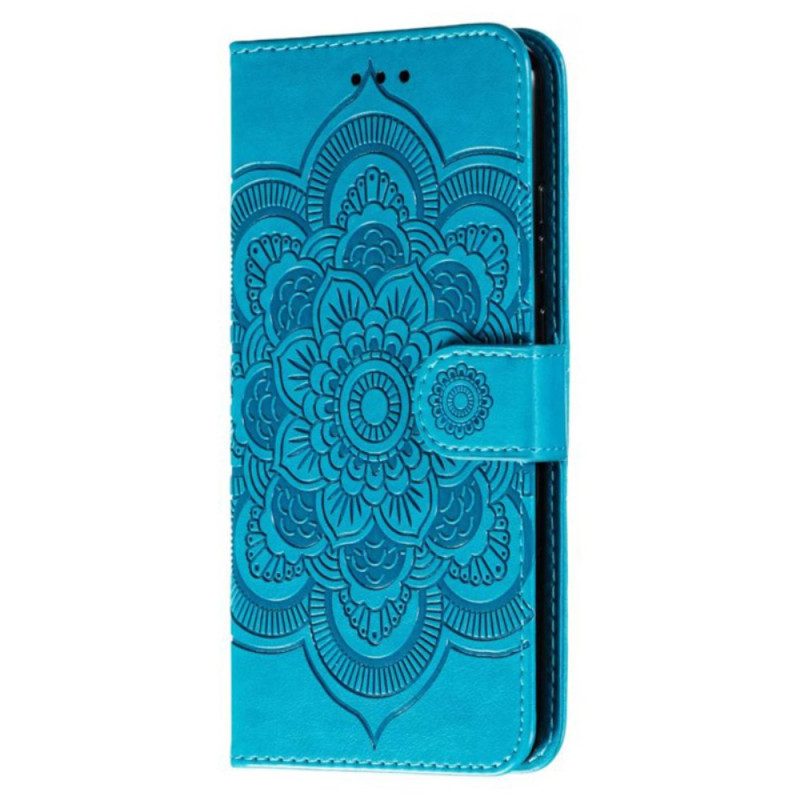 Flip Case Leren Samsung Galaxy A16 5g Mandala-bandpatroon