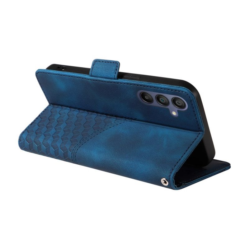 Flip Case Leren Samsung Galaxy A16 5g Sterrenontwerp