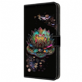 Folio-hoesje Samsung Galaxy A16 5g Telefoonhoesje Bloemenpatroon