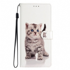 Folio-hoesje Samsung Galaxy A16 5g Telefoonhoesje Kittenpatroon