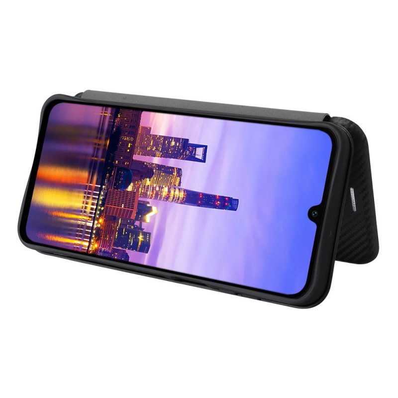 Folio-hoesje Samsung Galaxy A16 5g Telefoonhoesje Koolstofvezel