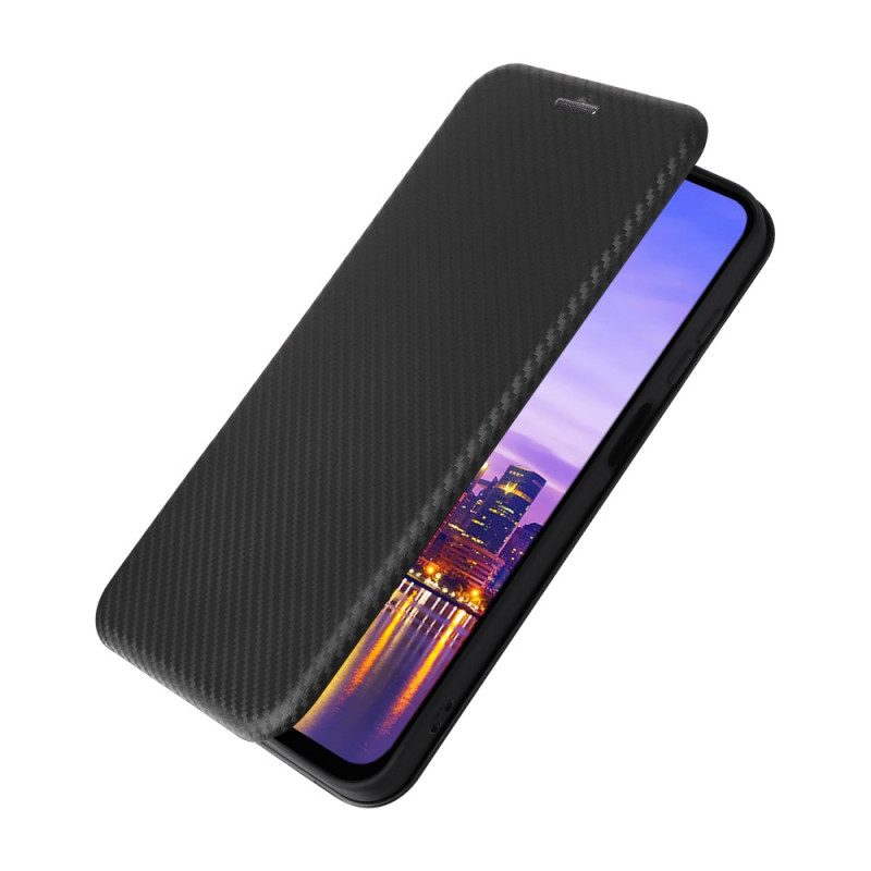 Folio-hoesje Samsung Galaxy A16 5g Telefoonhoesje Koolstofvezel