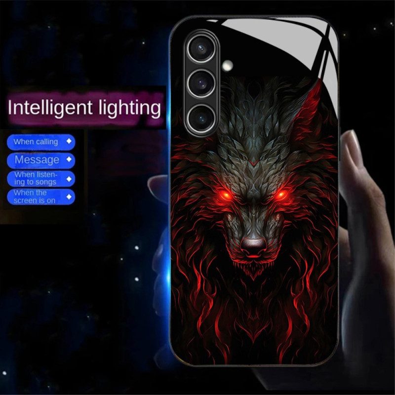 Hoesje Samsung Galaxy A16 5g Bel Flash-serie Roodogige Wolf