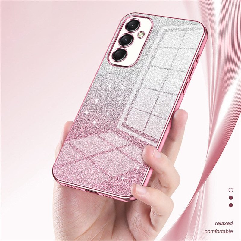 Hoesje Samsung Galaxy A16 5g Verloopglitter Bescherming Hoesje