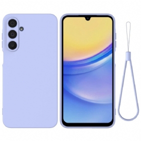 Hoesje Samsung Galaxy A16 5g Vloeibare Siliconen Band Bescherming Hoesje