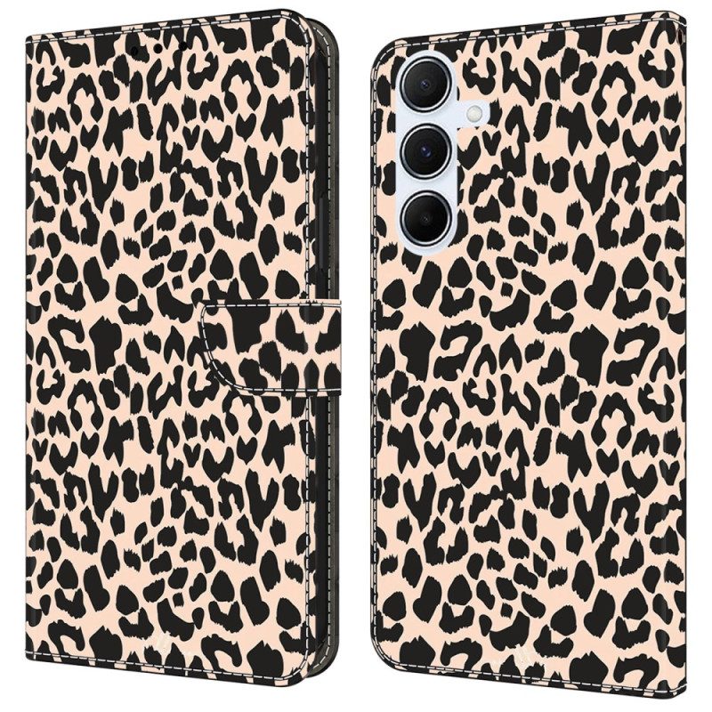 Leren Hoesje Samsung Galaxy A16 5g Luipaardpatroon Bescherming Hoesje