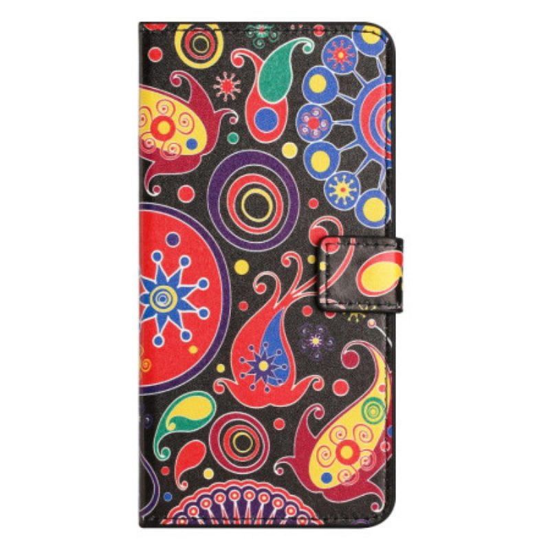 Leren Hoesje Voor Samsung Galaxy A16 5g Galaxy-patroon