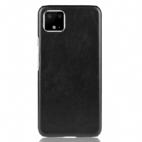 Hoesje voor Google Pixel 4 Litchi-leereffect