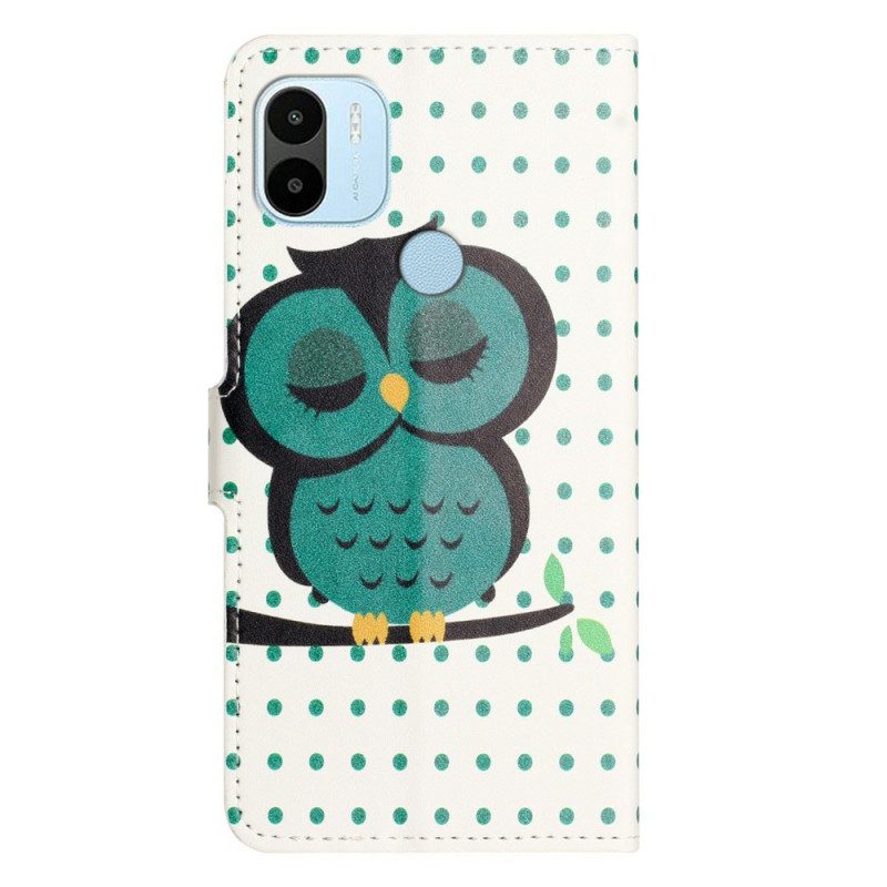 Flip Case voor Xiaomi Redmi A1 Slapende Uil