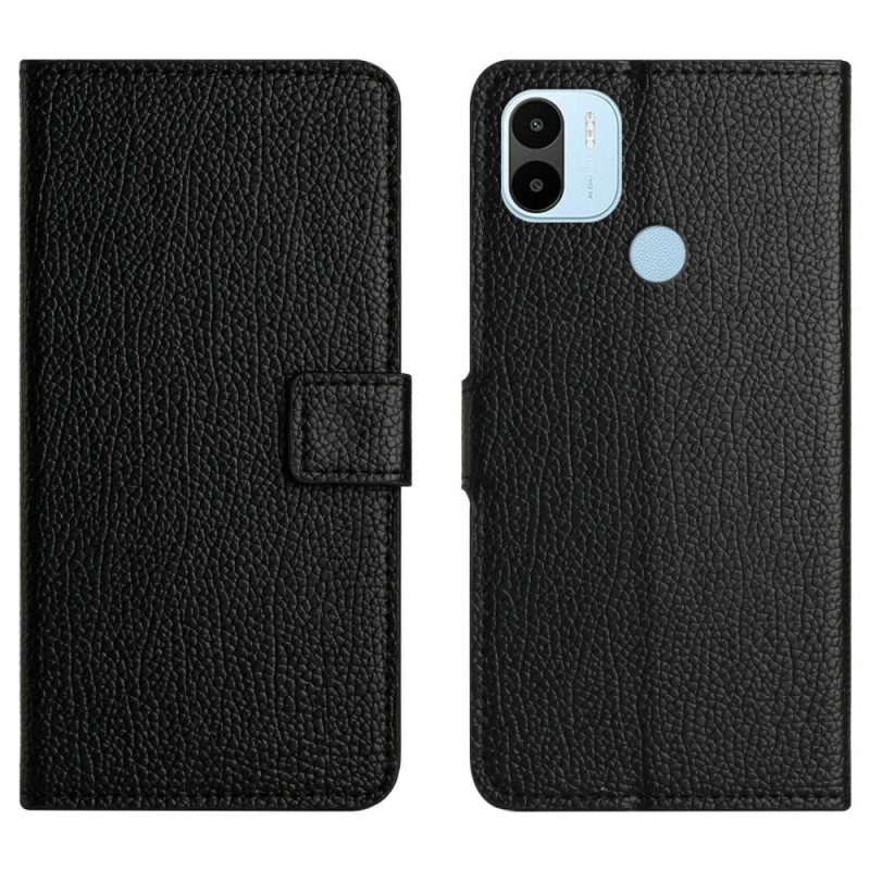 Leren Hoesje voor Xiaomi Redmi A1 Litchi-nerf Leereffect