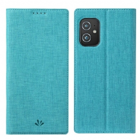 Bescherming Hoesje voor Asus Zenfone 8 Folio-hoesje Getextureerde Vili Dmx