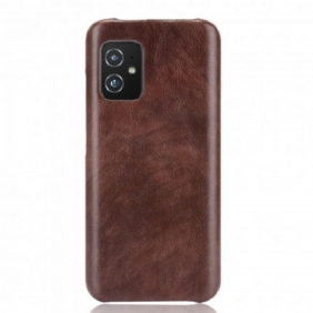 Hoesje voor Asus Zenfone 8 Litchi-leereffect