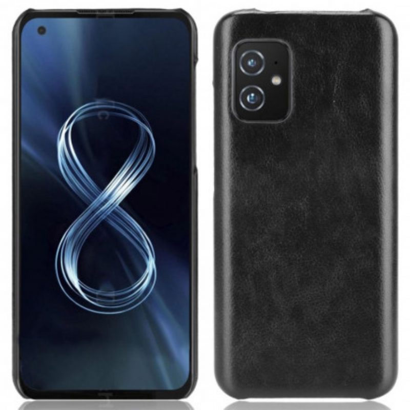 Hoesje voor Asus Zenfone 8 Litchi-leereffect