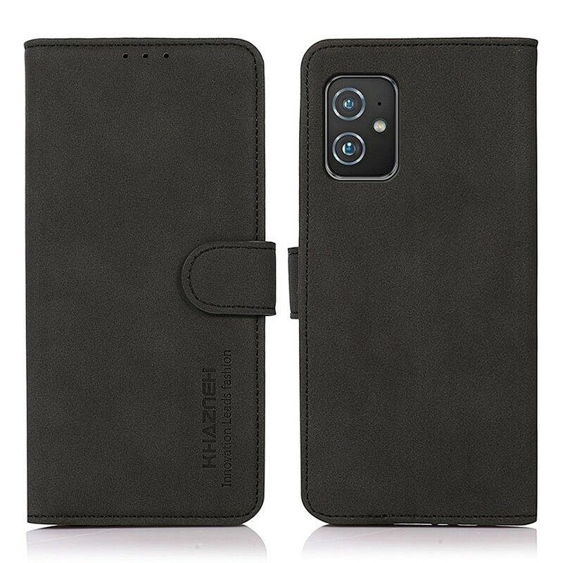 Leren Hoesje voor Asus Zenfone 8 Khazneh Modieus Leereffect