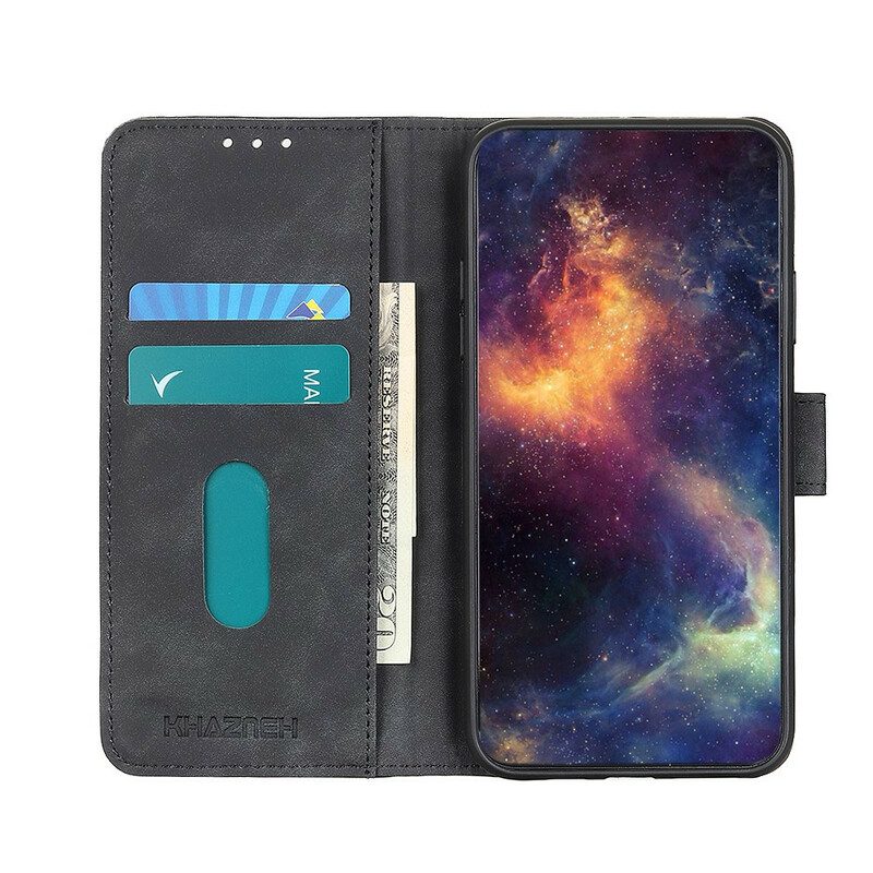 Leren Hoesje voor Asus Zenfone 8 Mat Vintage Leereffect Khazneh