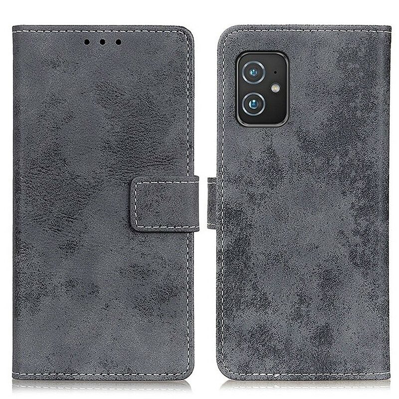 Leren Hoesje voor Asus Zenfone 8 Vintage Kunstleer