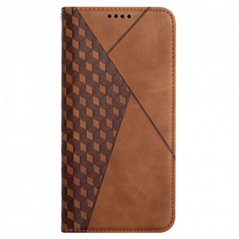 Bescherming Hoesje voor Oppo A94 5G Folio-hoesje Kubieke Stijl Skin-touch