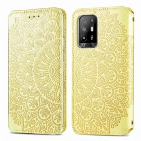 Bescherming Hoesje voor Oppo A94 5G Folio-hoesje Mandala