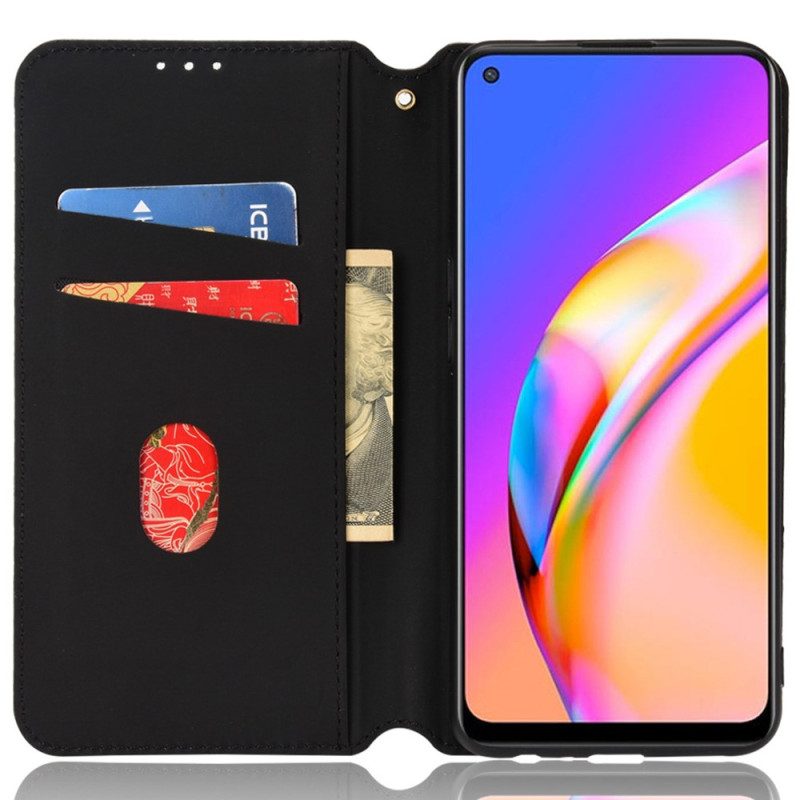 Bescherming Hoesje voor Oppo A94 5G Folio-hoesje Van Kunstleer