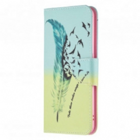 Flip Case voor Oppo A94 5G Leren Vliegen