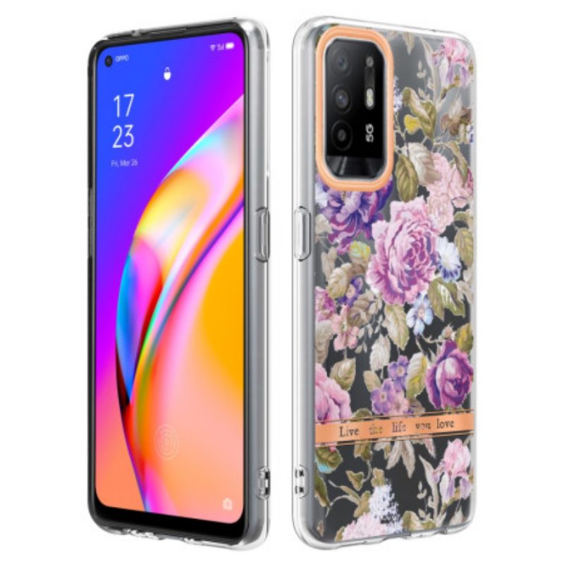 Hoesje voor Oppo A94 5G Begonia Bloemen