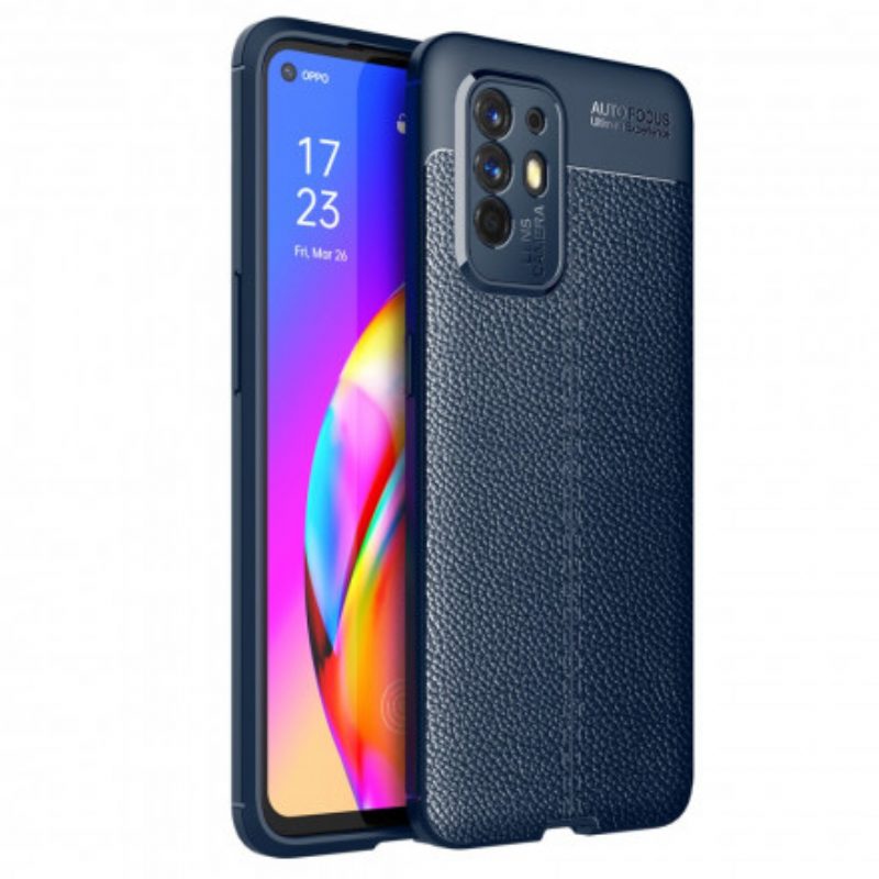 Hoesje voor Oppo A94 5G Litchi Leereffect