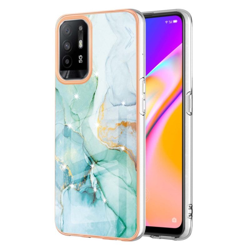 Hoesje voor Oppo A94 5G Marmer