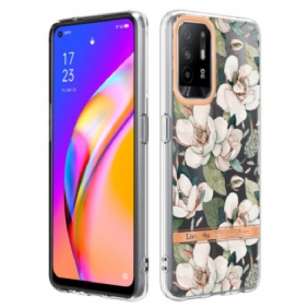 Hoesje voor Oppo A94 5G Pioenrozen Bloemen